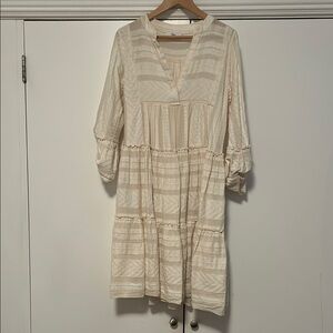 Devotion TWINS Cream Midi Dress